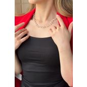 Birinci1926 925 Gümüş Kadın Sallantılı Kültür İncisi Kolye