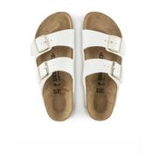 Birkenstock 1005294 Arizona BF Patent Beyaz Kadın Terlik