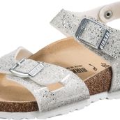 Birkenstock Rio kız çocuk sandaleti, Beyaz, 29 EU Dar