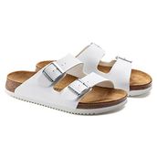 Birkenstock Unisex Çocuk Arizona Sandalet, blanc, 1 UK