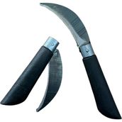 Biryirmi Aşı Bıçağı Eğri Testere Bağ Bıçağı Testeresi Paslanmaz Mavi Plastik Saplı
