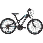 Bisan Buffalo 30 cm V 24 Jant 18 Vites Mat Siyah Mavi Çocuk Bisikleti