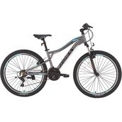 Bisan Buffalo 37 cm V 27.5 Jant 21 Vites Füme Siyah Mavi Dağ Bisikleti