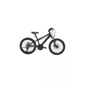 Bisan Cooper 30 cm MD 24 Jant 21 Vites Mat Siyah Sarı Çocuk Bisikleti