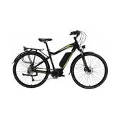 Bisan E-Cıty Siyah Yeşil 48 cm Hd 28 Jant 9 Vites Elektrikli Erkek Şehir Bisikleti