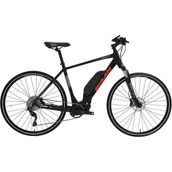 Bisan E-Trekking 48 cm HD 28 Jant Mat Siyah Kırmızı Erkek Şehir Elektrikli Bisiklet