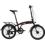Bisan FX 3500-Tourney 32 cm V 20 Jant 7 Vites Siyah Kırmızı Katlanır Bisiklet