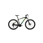 Bisan MTX 7200 43 cm MD 29 Jant 24 Vites Mat Siyah Yeşil Dağ Bisikleti