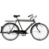 Bisan Roadstar Classic 58 cm V 26 Jant 1 Vites Parlak Siyah Hizmet Bisikleti