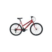 Bisan Sentiero 42 cm V 24 Jant 21 Vites Metalik Kırmızı Siyah Kadın Dağ Bisikleti