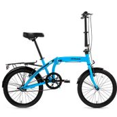 Bisan Twin V Fren Vitessiz 20 Jant Açık Mavi Siyah Katlanır Bisiklet