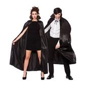 Bisepetim 120 cm Siyah Yakalı Halloween Pelerini