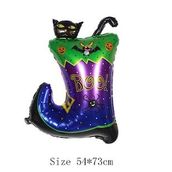 Bisepetim Halloween Çizmeli Kara Kedi Folyo Balon