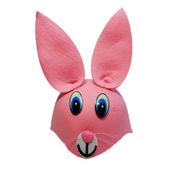 Bisepetim Pembe Renk Kulaklı Tavşan Şapkası