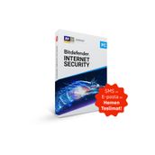 BITDEFENDER Internet Security 1 Kullanıcı 3 Yıl - Türkçe Son Sürüm Antivirüs Yazılım Lisansı