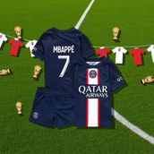 Bite Nose Psg Mbappe Paris Saint Germain 22/23 Sezon Halı Saha Çoraplı 3'lü Set Lacivert Forması