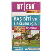 Bitend Bit Şampuanı 150 Ml - Bit Spreyi 100 Ml Metal Tarak Hediyeli