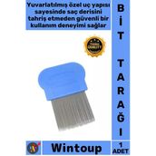 #Bittarağı Paslanmaz Metal Diş Yuvarlatılmış Uçlu Kaymaz Saplı Hassas Saç Derisi Hijyenik Bit Tarağı