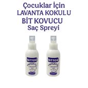 Bittox 2 Adet Çocuklar İçin Lavanta Yağlı Bit Kovucu Saç Spreyi 100