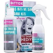 Bittox Bi T Spreyi ve Şampuan Seti 100 ml Çocuklar İçin Arındırıcı Etkili Çelik Tarak ile