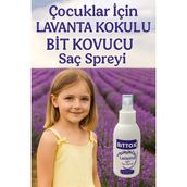 Bittox Çocuklar İçin Lavanta Yağlı Suya Dayanıklı Bit Kovucu Saç Spreyi 100 ml