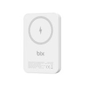 Bix PB112 Beyaz 10000 mAh 15W Manyetik Kablosuz ve 20W USB-C Hızlı Şarj Destekli MagSafe QI Uyumlu Mini Powerbank