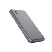 Bix PB113 10000 mAh PD 20W Çift USB-C Portlu Koyu Gri Hızlı Şarj Destekli Dayanıklı Metal Powerbank