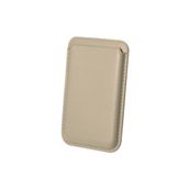 Bix TMW1 iPhone Gold Magsafe Deri Kartlık Manyetik Telefon Cüzdanı