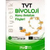 Biyotik Yayınları TYT Biyoloji Konu Anlatım Föyleri