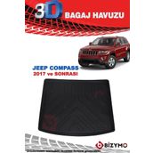 Bizymo Jeep Compass 2017 ve Sonrası 3D Bagaj Havuzu