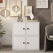 BK Concept ÇA-D-1049-Ç Beyaz 65 cm Kapaklı Çok Amaçlı Dolap
