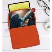 Bk Gift Dünya Tasarımlı Taşınabilir Koruyucu Tablet Kılıfı & Organizer Çanta - Turuncu-1