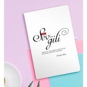BK Kişiye Özel Mânâ Sevgili Beyaz Defter