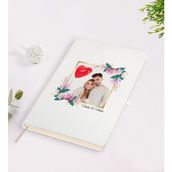 BK Kişiye Özel Sevgililer Günü Temalı Isimli Fotoğraflı Beyaz Defter-30