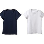 Blackspade 9397 Beyaz Lacivert 2'li Paket Erkek Çocuk Atlet