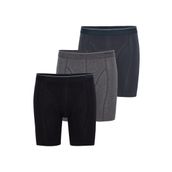 Blackspade 9683 3'lü Tender Cotton Siyah Antra Melanj Antrasit Erkek Boxer