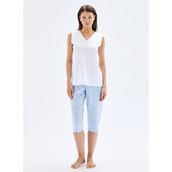 Blackspade Beyaz Kadın Pijama Takımı 52029