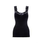 Blackspade Private 1957 Siyah Kadın Dantelli Atlet