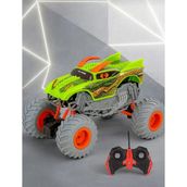 Bluest Shop Rc Monster Truck Ejderha Tasarımlı Uzaktan Kumandalı Off-Road Jeep Araba Yeşil