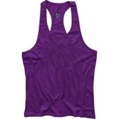 Bluu Basic Mor Fitness Gym Tank Top Erkek Sporcu Atleti