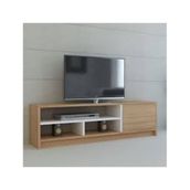 BMdekor Elips 101 Beyaz-Teak Tv Ünitesi
