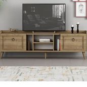 BMdekor Raks Ceviz 180 cm Tv Sehpası