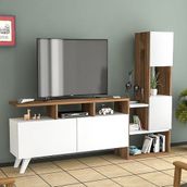 BMdekor Turra Beyaz Ceviz 177 cm Tv Ünitesi