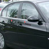 Bmw E90 3 SERİSİ 2005-2011 4 Parça Krom Cam Çıtası