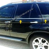 Bmw X5 P.Çelik 1999-2006 6 Parça Krom Cam Çıtası