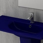Bocchi 1020-010-0126 Tao Arch 86 cm Safir Mavi Etajerli Lavabo