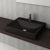 Bocchi 1077-004-0126 Scala 60x48 cm Mat Siyah Tezgahüstü Lavabo