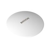 Bocchi 1219-001-0120 Parlak Beyaz Logolu Seramik Süzgeç Kapağı