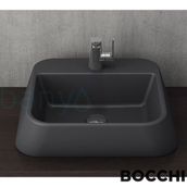 BOCCHI Elba 1074-020-0126 42 cm Antrasit Batarya Banklı Çanak Lavabo