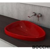 Bocchi Etna 1112-019-0125 58 cm Kırmızı Tezgah Üstü Lavabo
